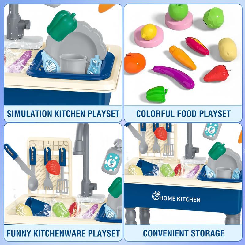 Electric Dishwasher Playing Toy with Running Water