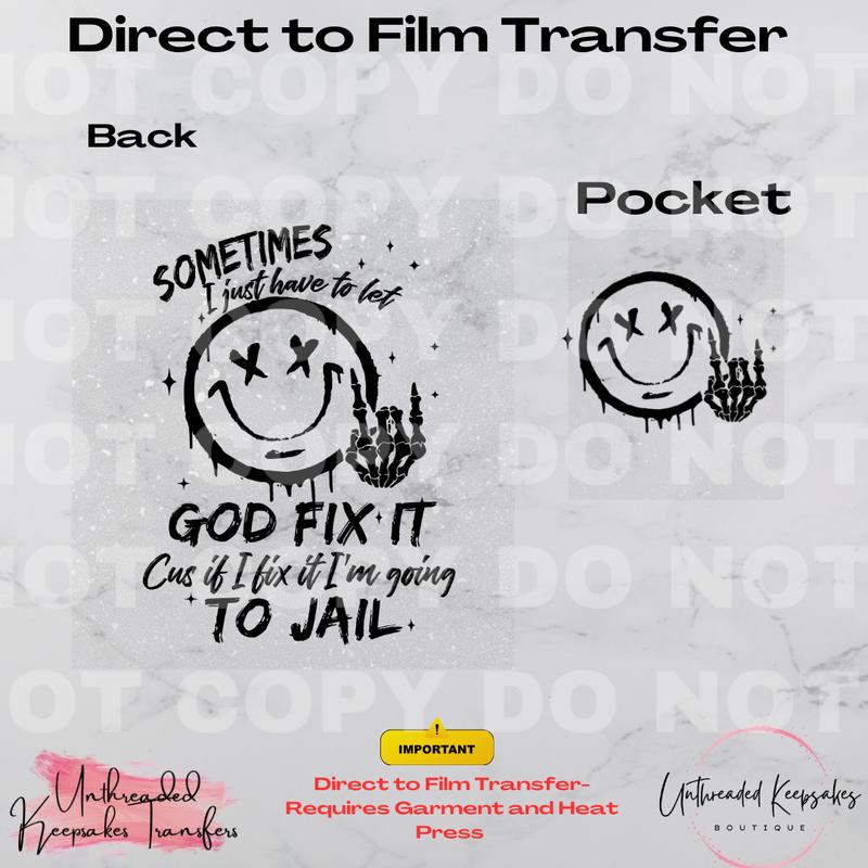 Sometimes You Just Have to Let Go With Pocket Direct To Film Transfer