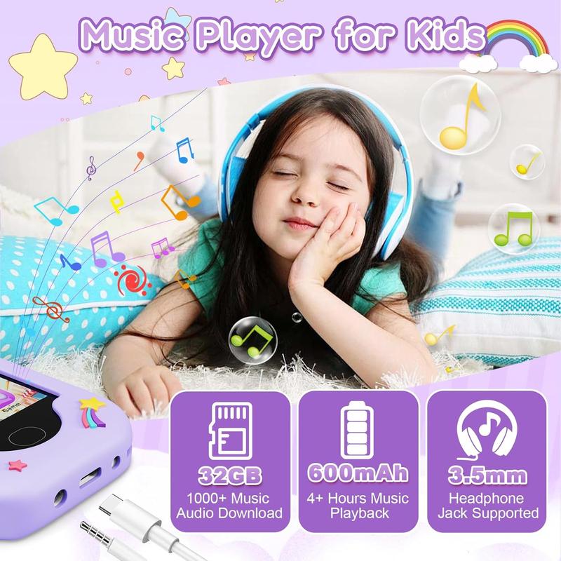 Kids Smart Phone for Girls - Unicorn Cell Phone Toy with 2.8