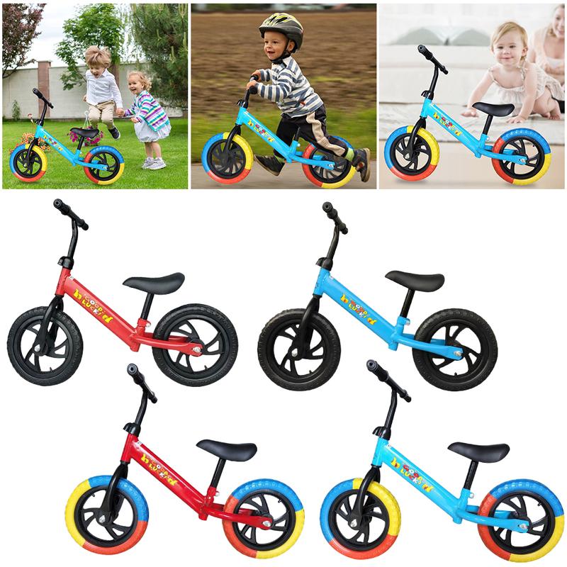 Kids Balance Bike Funny Lightweight Toddler Bike Safe 12 In Wheel Gifts for Kids