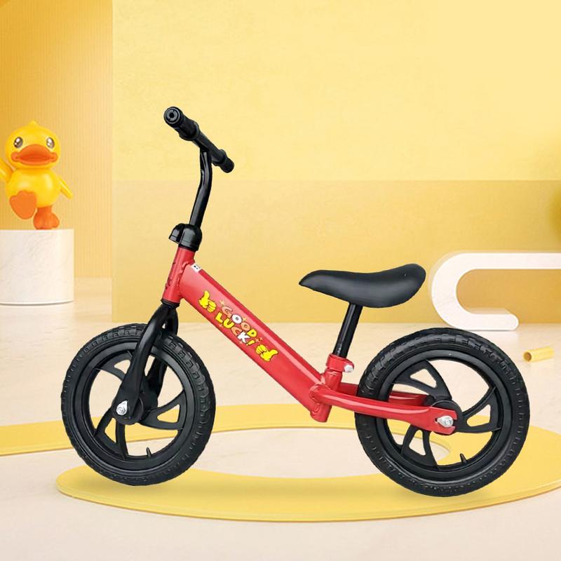 Kids Balance Bike Funny Lightweight Toddler Bike Safe 12 In Wheel Gifts for Kids