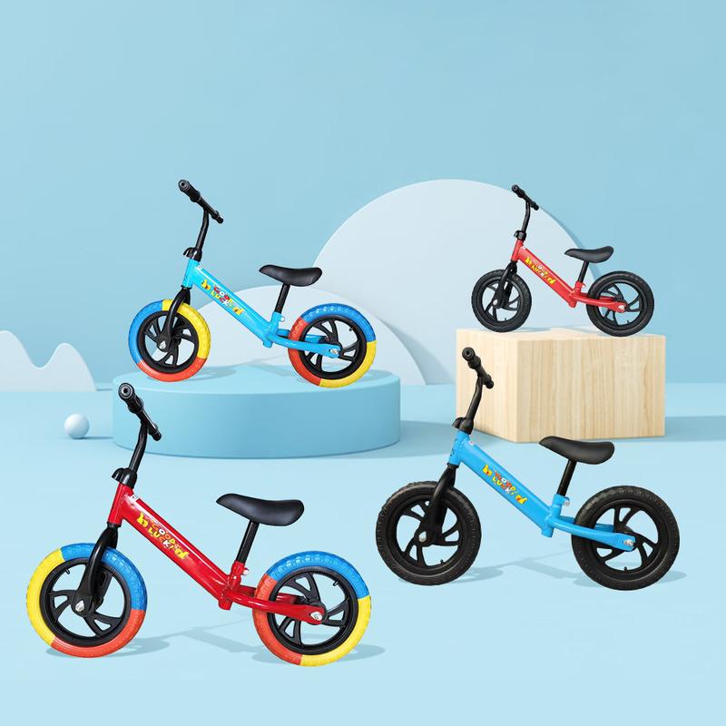 Kids Balance Bike Funny Lightweight Toddler Bike Safe 12 In Wheel Gifts for Kids