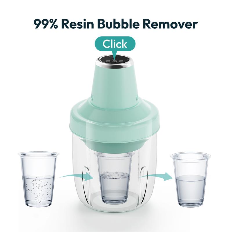 Resiners Resin Bubble Remover, Quickly Remove 99% Bubble within 9 Minutes, 95kPa Vacuum Degassing Chamber,  Adhesive Tape For DIY Crafts Scrapbooking Vacuum Bubble