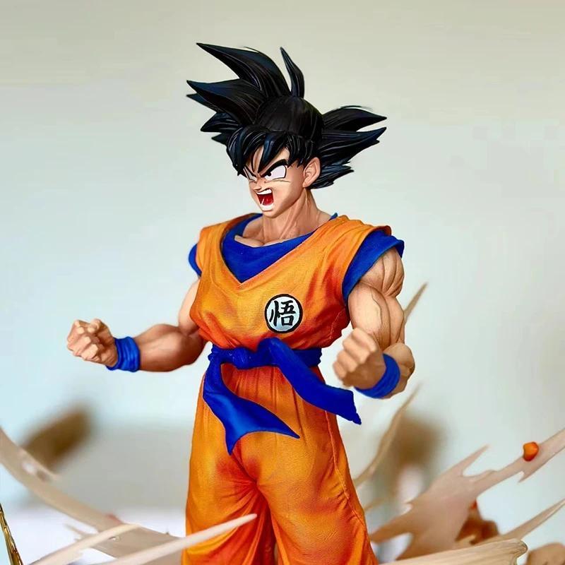 Anime Dragon Ball Son Goku Super Saiyan Figure Action Figure Model Desktop Ornaments Collectibles Models Anime