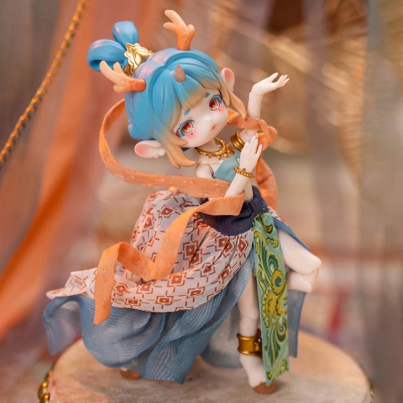 Antu China Dunhuang Nine Colored Deer Series Action Figure BJD Blind Box