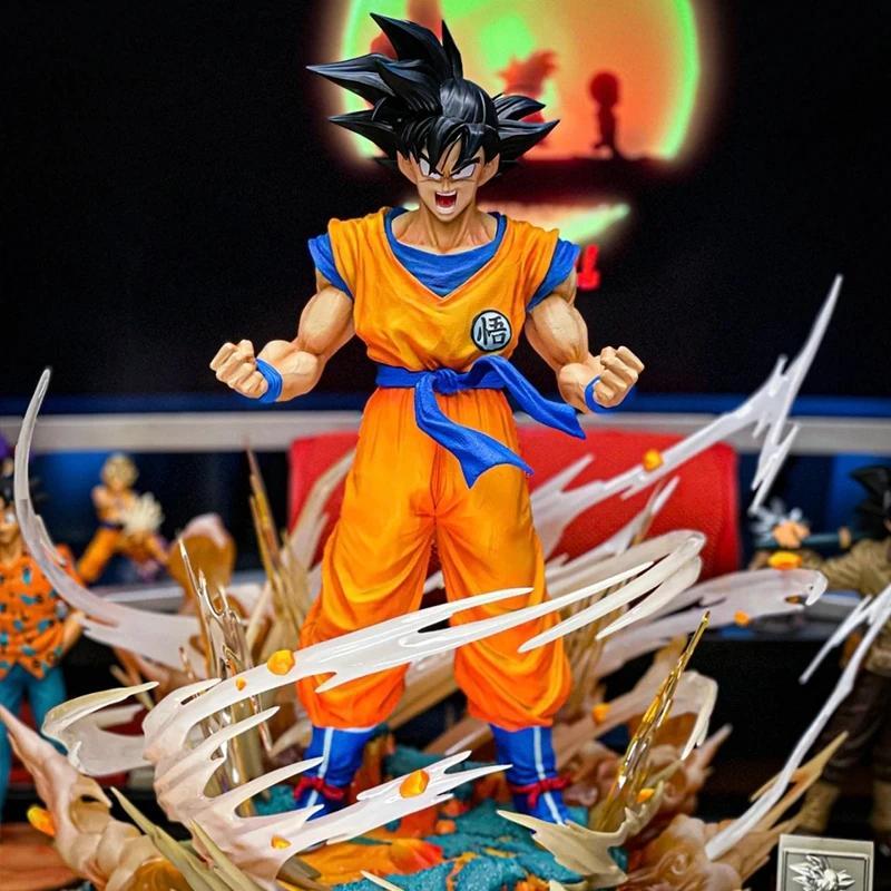 Anime Dragon Ball Son Goku Super Saiyan Figure Action Figure Model Desktop Ornaments Collectibles Models Anime