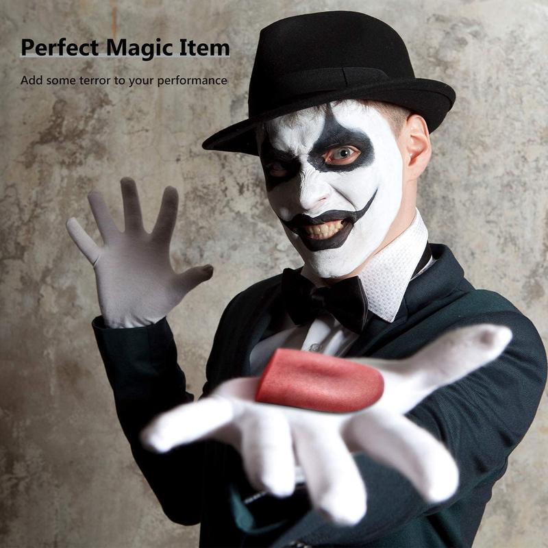 2 count Halloween Props Realistic Artificial Tongue Gross Jokes Prank Magic Tricks Tongue Halloween Magicians Props April Fools Pranks Practical Joke Toys 1