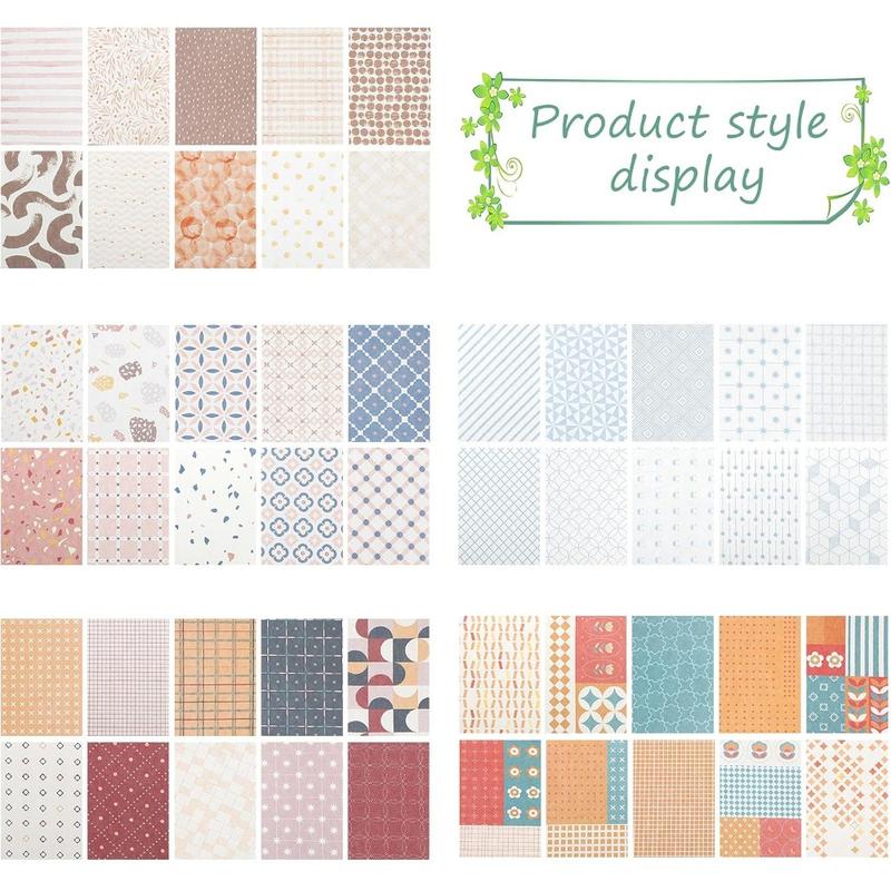 500 Sheets Vintage DIY Scrapbook Paper Supplies Aesthetic Paper Supplies Decorative Paper Material for DIY Scrapbooks Journal Photo Album Crafts (Classic Style,3.35 x 2.17 Inches)