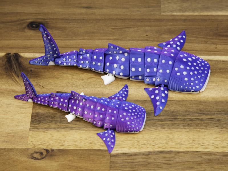 Whale Shark Cute Articulated Fidget - Articulated, Flexible, Fun - Perfect Gift for Shark, Whale, and Ocean Lovers