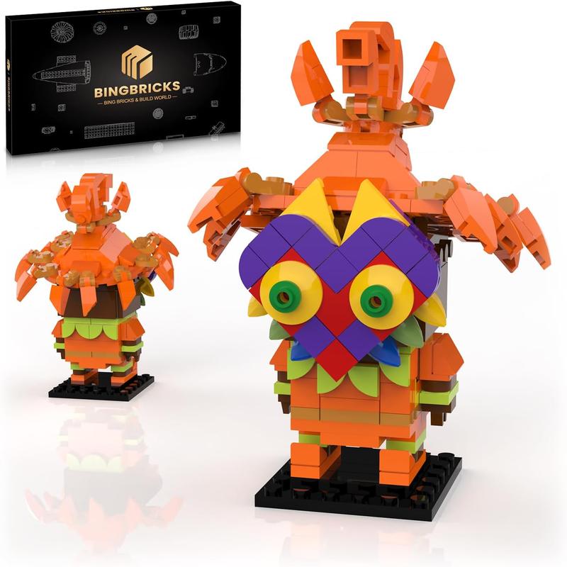 Tenhorses BOTW Skull Kid Building Set, Majora's Mask Character Building Toys, The Ocarina of Time TOTK Adventure Game Collection Decoration Gifts for Boys Girls and Game Fans (217Pcs)