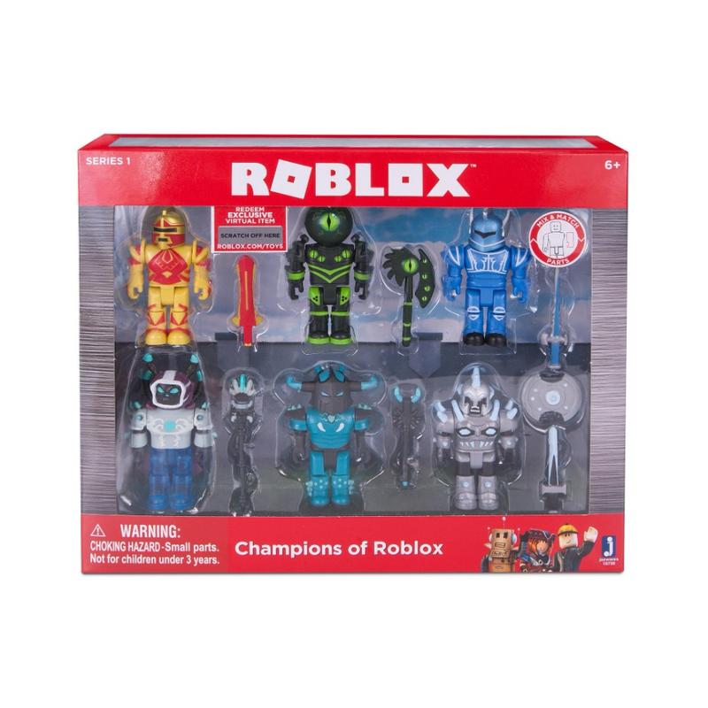 The best collectible toy for Kids to love, Champion Roblox 15th Anniversary Gold Six-figure Pack - includes a variety of holiday and play toy exclusive virtual items - Christmas Gift for Kids Action Collection, including a wide variety of holiday themes a