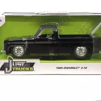 Jada 1:24 1985 Chevrolet C10 Pickup with Minilite Wheels Black 35852 diecast