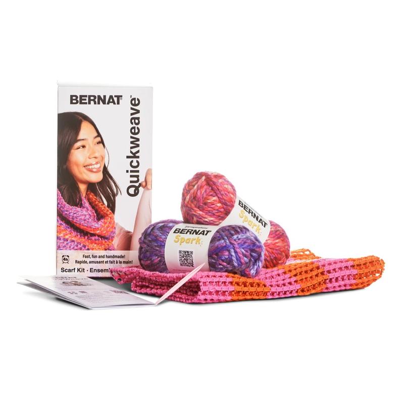 Bernat Quickweave Scarf Weaving Kit (140G 4.9oz)