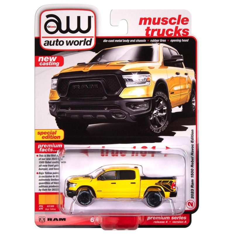 2023 Dodge Ram Rebel Havoc Edition Baja Yellow w Rebel Graphics Auto World