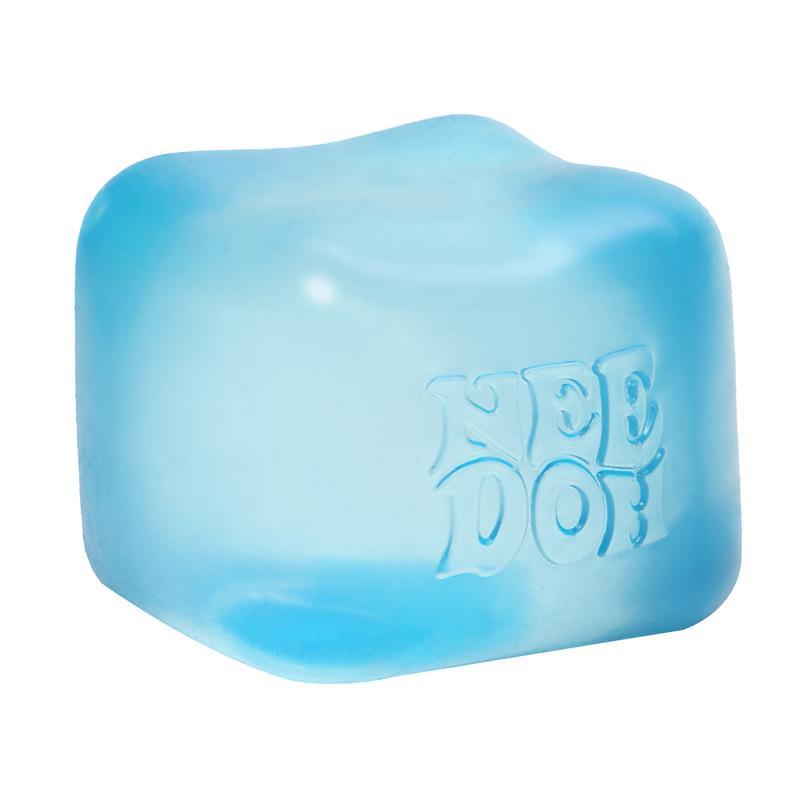 Schylling NeeDoh Nice Cube - Best-Selling Sensory Toy with a Super Solid Squish - Always Returns to its Square Shape - One Random Color