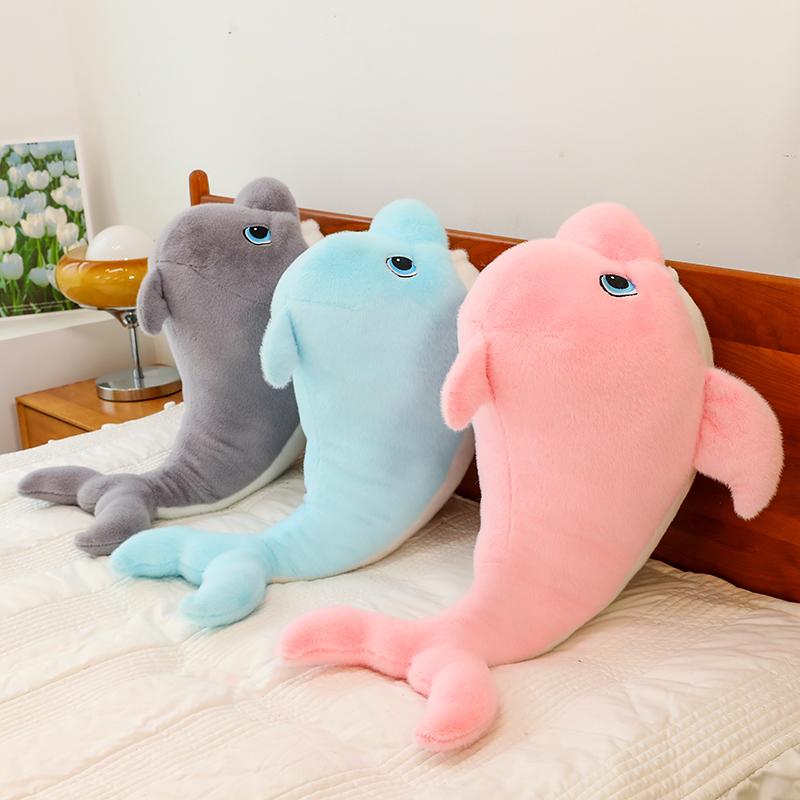 11.8-inch Cute Dolphin Doll Simulation Dolphin Stuffed Animal Plush Toy Cartoon Decoration Holiday Gift&birthday Gift