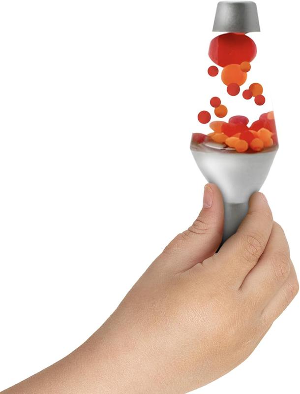 Lava Squish N' Flow - Squeeze and Flow Miniature Lava Toy - Classic Lava Lamp Shape Filled with Flowing Colors