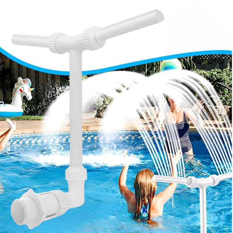 {70%OFF} Pool Fountain - Dual Spray Water Fountains for Above Ground Inground Pools