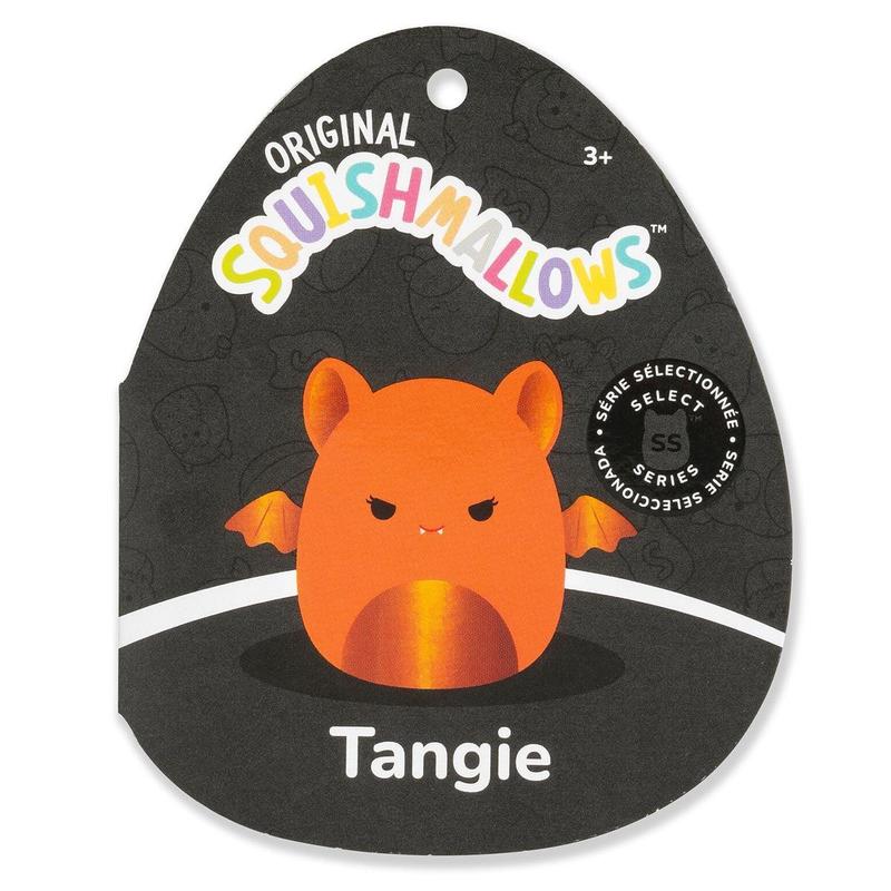 Squishmallows Holiday Gift: Tangie the Orange Bat, 8