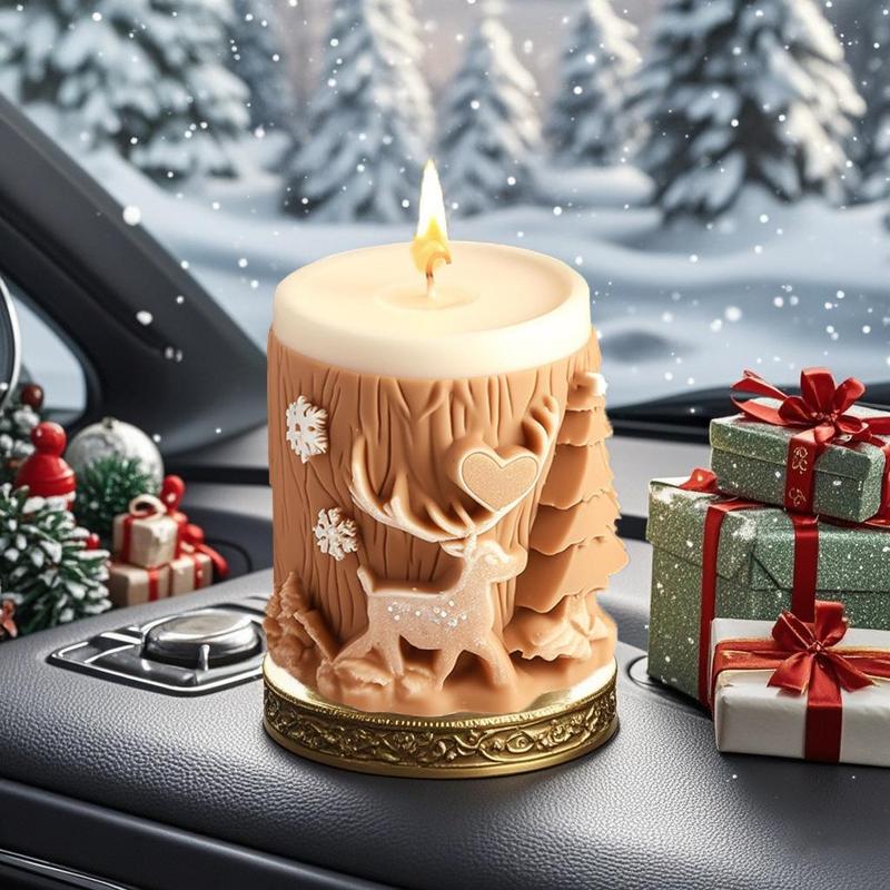 Deer & Elk Design Silicone Candle Mold, 1 Count DIY Candle Making  Mould, Soap Making Mold, Handmade Craft Mold for Home Decor