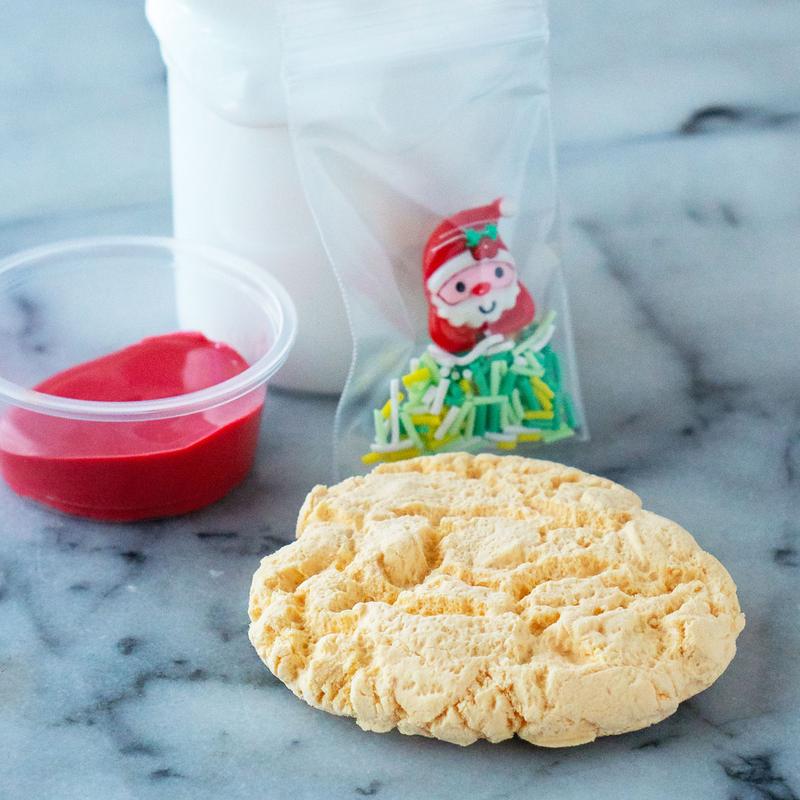 Santa Milk and Cookie Slime - DIY Clay Kit - Stress Relief, Fluffy Slime, Cookie Slime, Thick and Glossy Slime, Frosting Slime - Sea Dragon Slimes Shop - sensory play, slime therapy, clay slime, Christmas slime, butter slime, slime clay kit