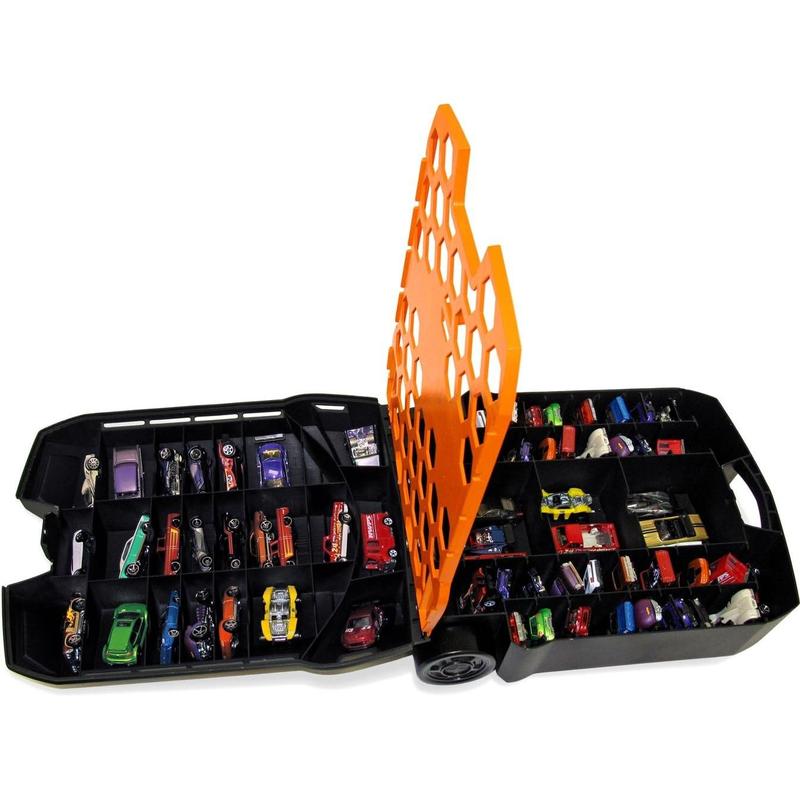 s Hot Wheels 100 Car Rolling Storage Case