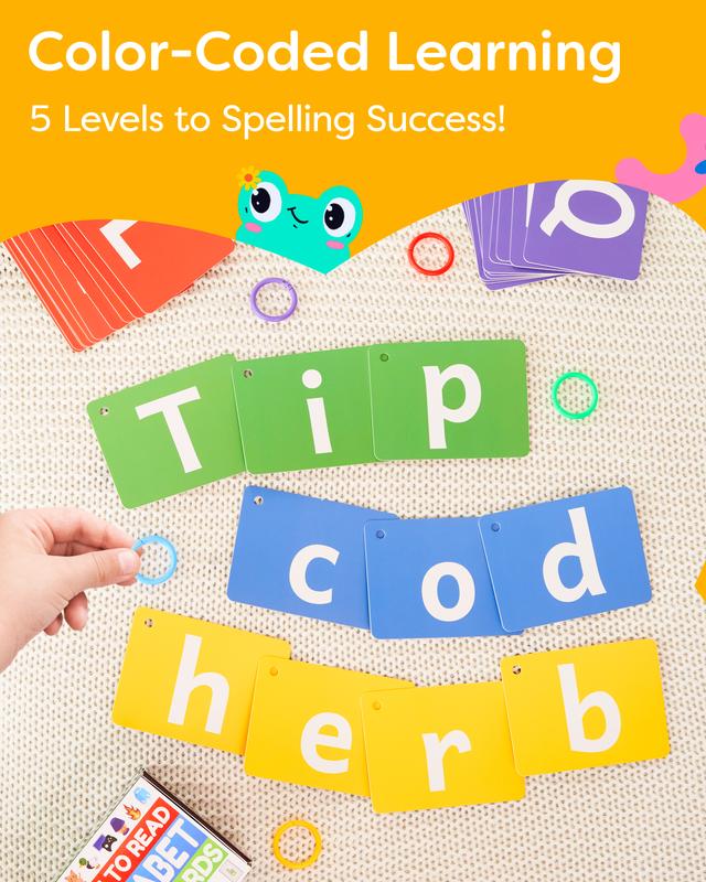 Alphabet Flash Cards - ABC Jumbo Flash Cards for Kids Ages 3-6 - Lowercase & Uppercase Letter Recognition Learning Game - Designed by Teachers