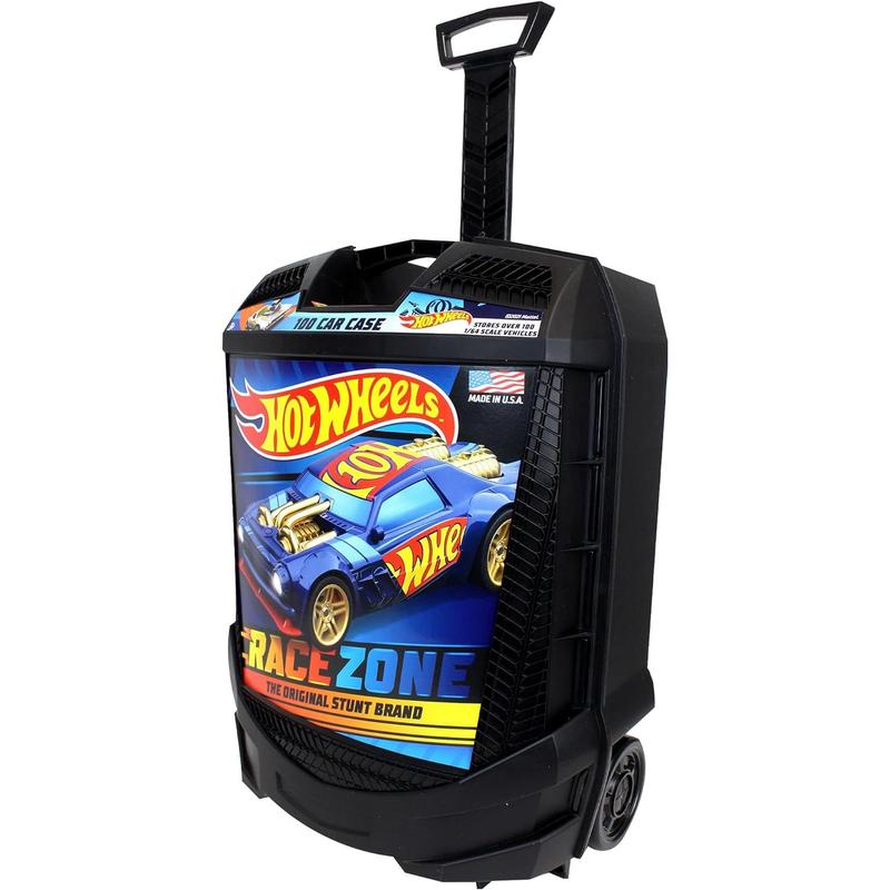 s Hot Wheels 100 Car Rolling Storage Case