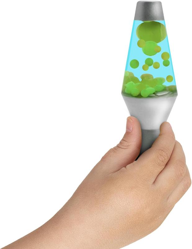 Lava Squish N' Flow - Squeeze and Flow Miniature Lava Toy - Classic Lava Lamp Shape Filled with Flowing Colors