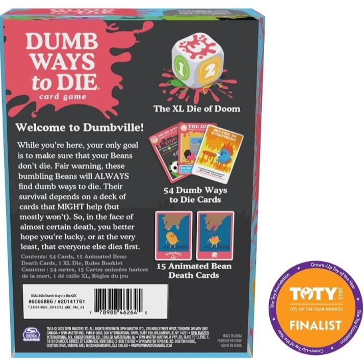 Dumb Ways to Die Viral Video Card Game - Fun Adult Party Game for Families & Kids Ages 12+