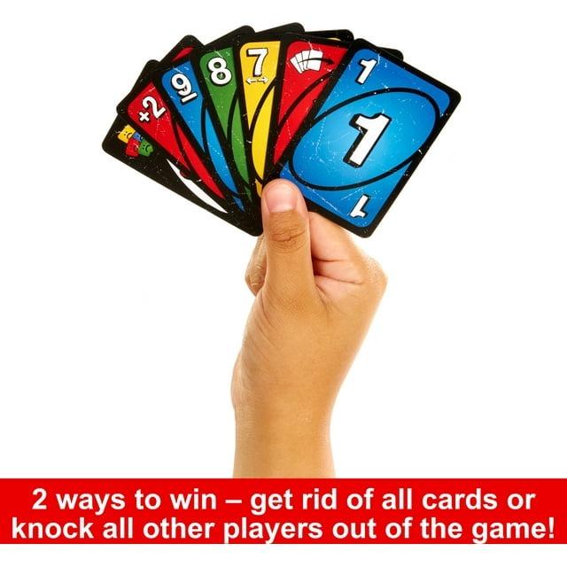 UNO Show No Mercy Card Game - Fun for Kids, Adults & Family Night - Ideal for Parties & Travel