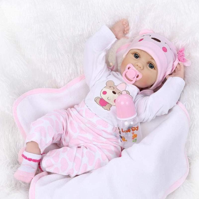 MAIHAO Reborn Baby Dolls Clothes for 17-22 Inch Newborn Baby Doll Girl, Baby Doll Clothes Outfit Accessories fit 17-22 Inch Baby Doll Girl