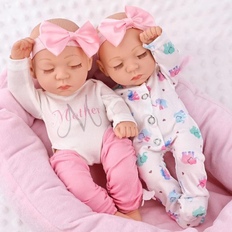 10 Inch Reborn Baby Doll with Clothes & Accessories, 1 Set Realistic Newborn Princess Doll, Gift for Kids, Birthday Gift for Girls