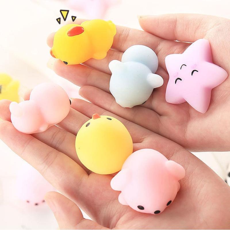 30 Pack Mochi Squishy Toys for Kids Party Favors Easter Egg Stuffers Fillers, Kawaii Mini Stress Toys Treasure Box Toys for Classroom Prizes Goodie Bag Stuffers Pinata Filler  Christmas gifts