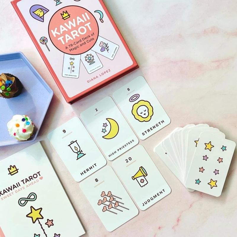 Kawaii Tarot - A 78-Card Deck of Magic and Cute Box Set by Diana Lopez tarotcards