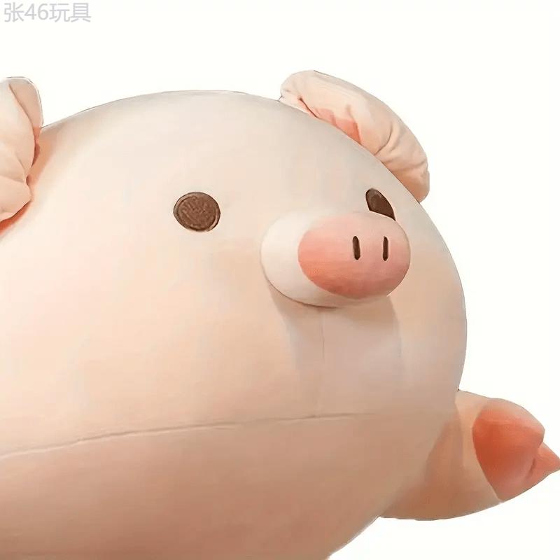 1Pc Ball Pig Doll Plush Toy Little Pig Cloth Doll Sleep with Doll Pillow on The Bed Super Soft Gift