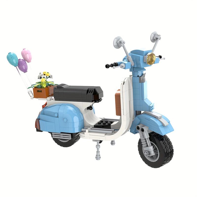 Balloon motorcycle small particle building block mini car model puzzle toy building block，Thanksgiving, Black Friday gifts, Christmas gifts