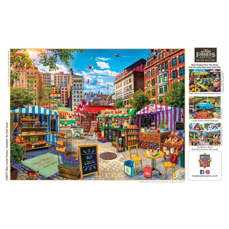 MasterPieces - Farmer's Market - Buy Local Honey 750 Piece Jigsaw Puzzle