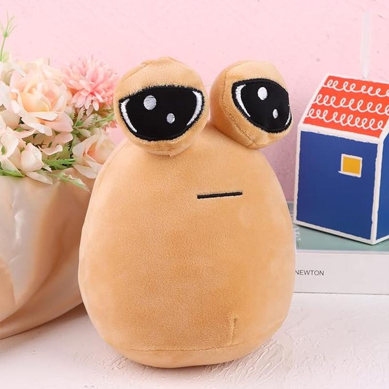 22cm Hot Game My Pet Alien Pou Plush Toy Furdiburb Emotion Alien Plushie Stuffed Animal Pou Doll