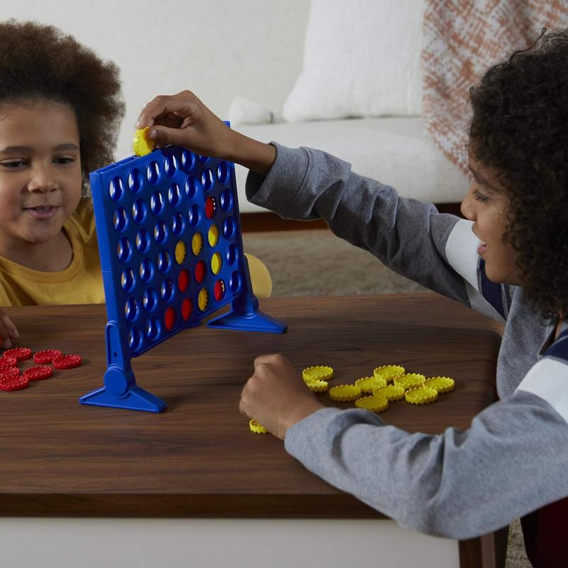 Gaming Connect 4 Classic Grid Board Game for Kids and Family, 2 Players, Ages 6 and Up