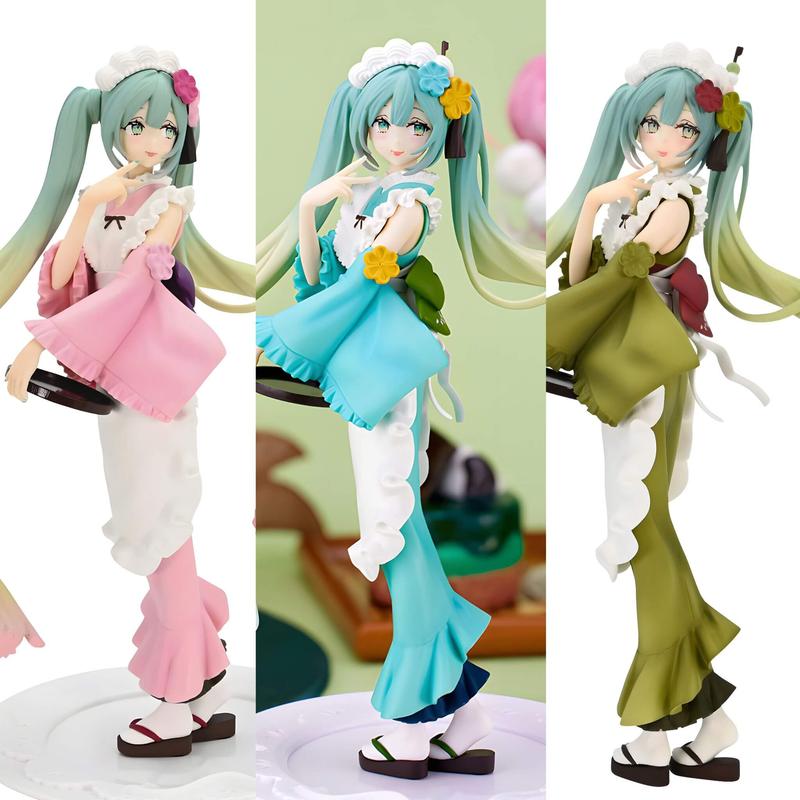 Furyu Hatsune Miku Exceed Creative Matcha Green Tea Parfait Figure, 8.25