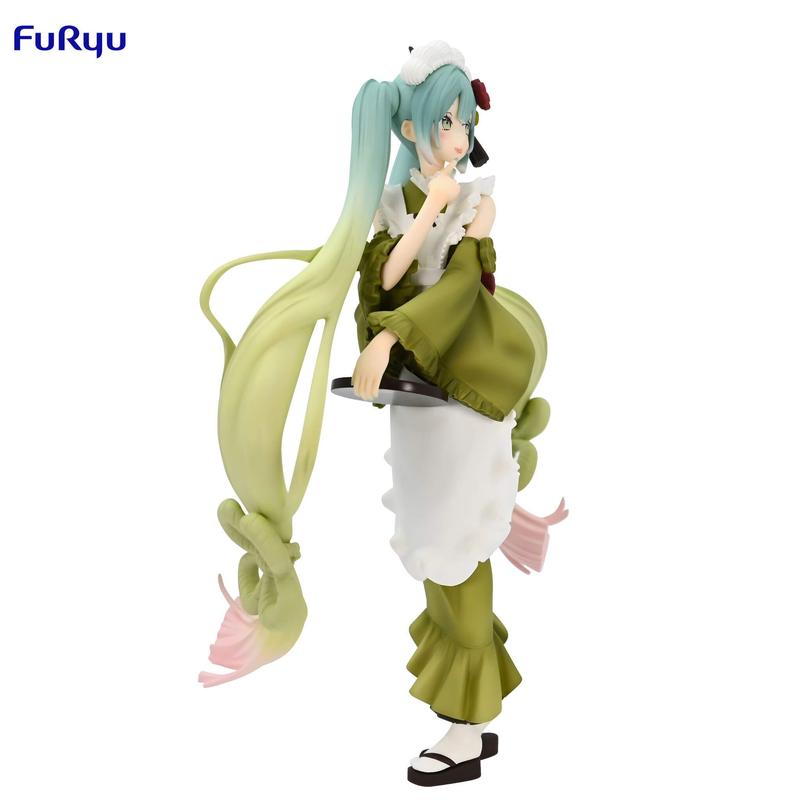 Furyu Hatsune Miku Exceed Creative Matcha Green Tea Parfait Figure, 8.25