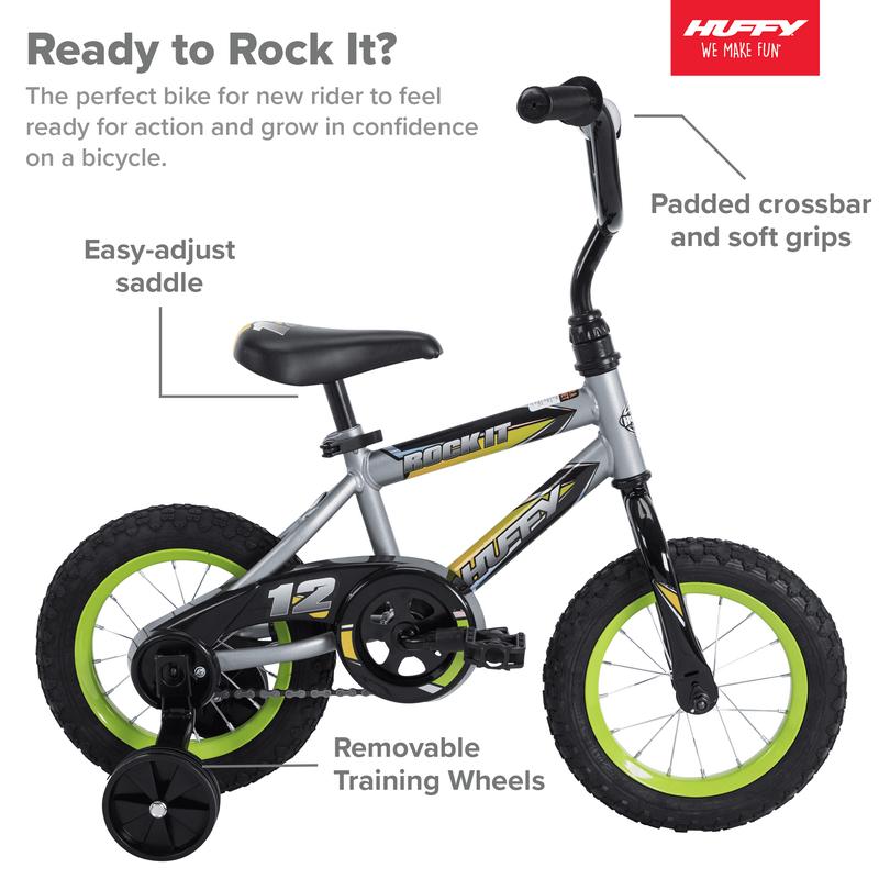 New Huffy Rock It Kids Bicycle, 12