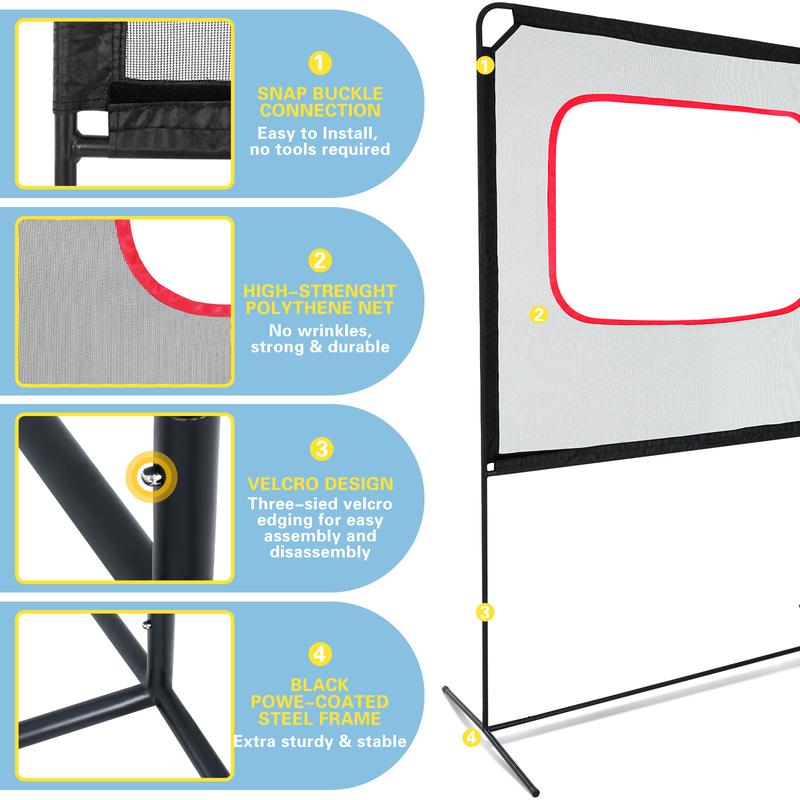 MOPHOTO Portable Pickleball with Net, A Racket Game That Combines Pickleball, Badminton, and Tennis, Backyard Games Sport Outdoor Indoor,Fun Games for Adults and Family