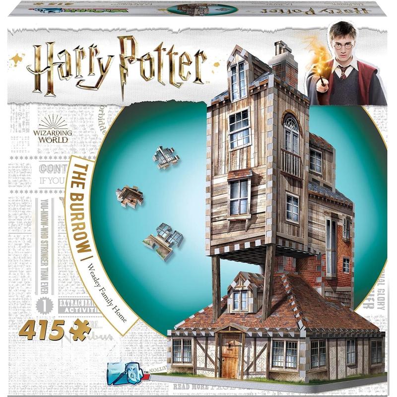 - Harry Potter The Burrow Weasley Family Home  Jigsaw Puzzle - 415 count (W-1011) 168 months to 1188 months