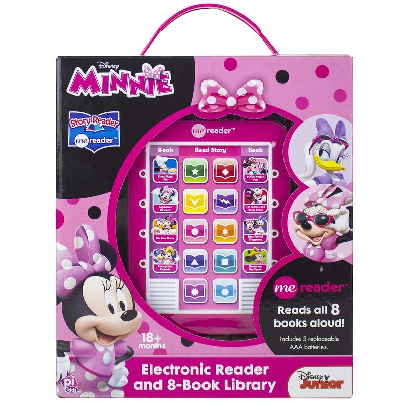 Disney Junior Minnie: Me Reader Electronic Reader and 8-Book Library Sound Book Set [With Other and Battery] -- Pi Kids - Boxed Set