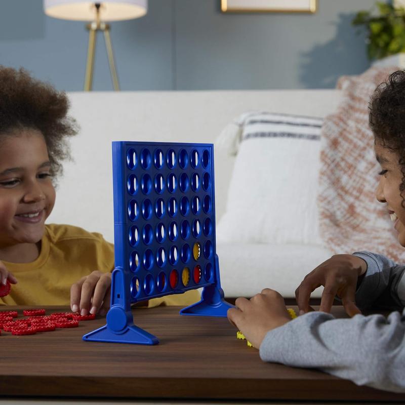 Gaming Connect 4 Classic Grid Board Game for Kids and Family, 2 Players, Ages 6 and Up