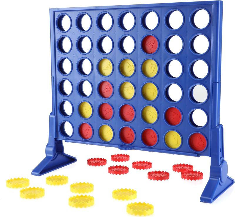 Gaming Connect 4 Classic Grid Board Game for Kids and Family, 2 Players, Ages 6 and Up