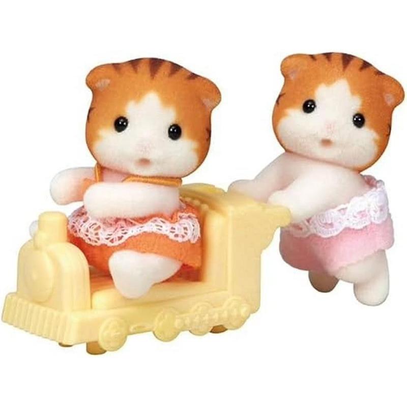 Calico Critters Reindeer Twins, Set of 2 Collectible Doll Figures