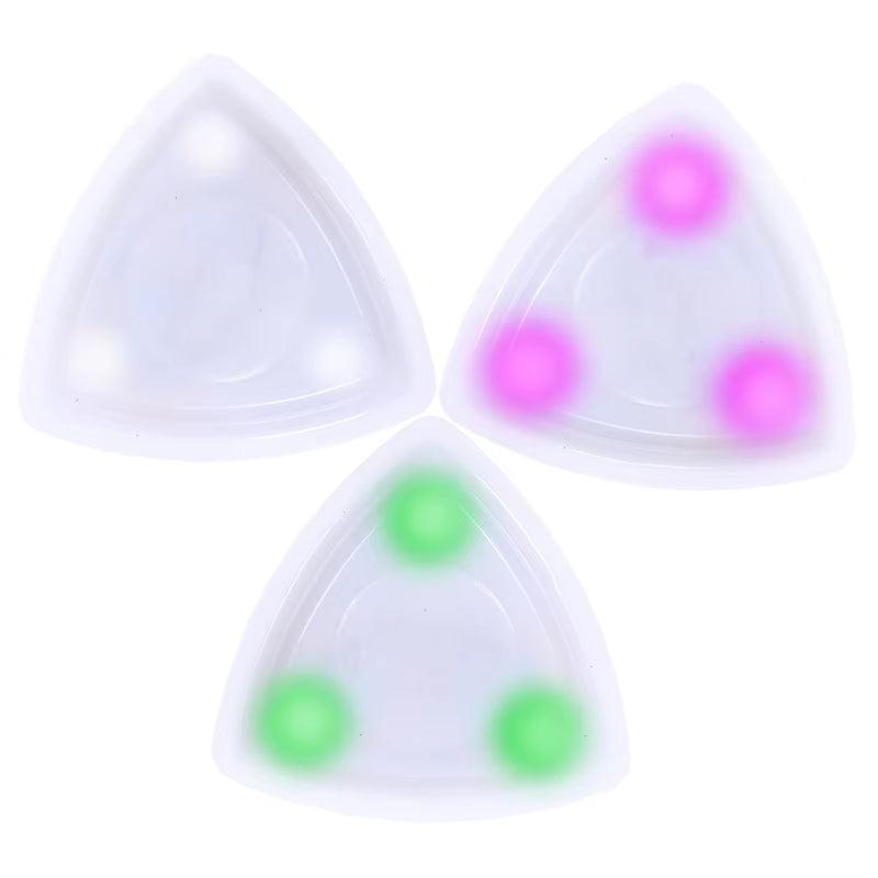 Fashion Cool Beat Picks Beatpicks Touch Luminous LED Glowing Guitar Pick Light up Plectrum for Ukulele Bass Electric Guitarists